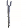 ground screw anchor Solar support system wooden house building base hot dipped galvanized corrosion resistance